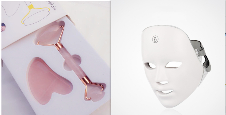 LED therapy face mask for skin rejuvenation