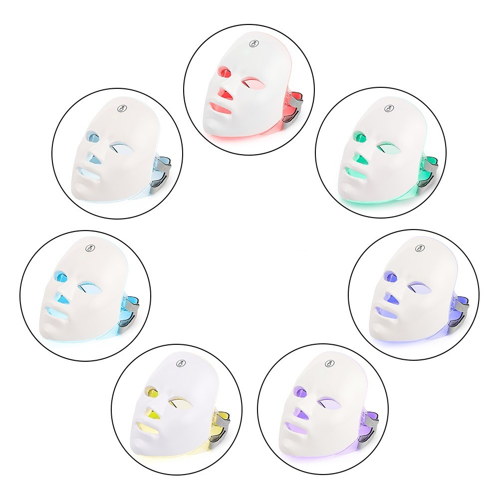 LED therapy face mask for skin rejuvenation